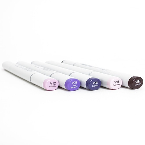 Copic, Markers, Art & School, Replaceable nibs, Refillable ink, 55194